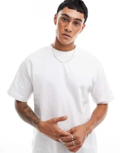 Only & Sons Relaxed T-shirt In White  For Men