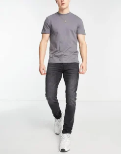 ONLY & SONS Slim Fit Jeans In Washed Black For Men Black Denim -Modern Clothing Shop 202668756 1 blackdenim 1