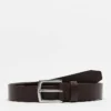 ONLY & SONS Leather Belt In Brown For Men Brown Stone
