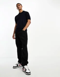 ONLY & SONS Knitted Polo In Navy For Men Dark Navy -Modern Clothing Shop 204401956 3