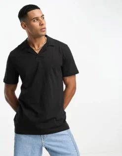 ONLY & SONS Revere Polo In Black For Men