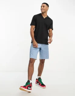 ONLY & SONS Revere Polo In Black For Men -Modern Clothing Shop 204402042 3