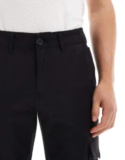 ONLY & SONS Slim Fit Cargo Trousers In Black For Men -Modern Clothing Shop 204632791 3