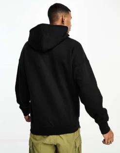 ONLY & SONS Heavyweight Jersey Hoodie In Black For Men -Modern Clothing Shop 204800215 4