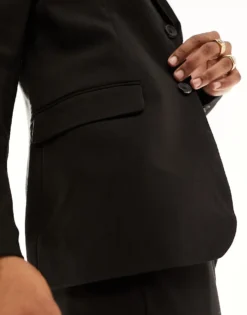 ONLY & SONS Slim Fit Suit Jacket In Black For Men -Modern Clothing Shop 204800304 5