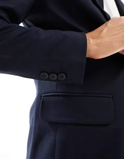 ONLY & SONS Slim Fit Blazer In Navy For Men Night Sky -Modern Clothing Shop 204800344 3