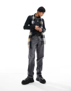 ONLY & SONS Knitted Crew Neck Jumper In Navy For Men Dark Navy -Modern Clothing Shop 204800475 4