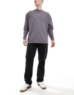 ONLY & SONS Loose Fit Chino In Black For Men -Modern Clothing Shop 204957526 5