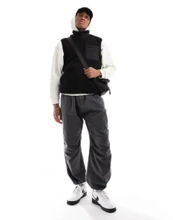 ONLY & SONS Borg Gilet In Black For Men -Modern Clothing Shop 204957908 4