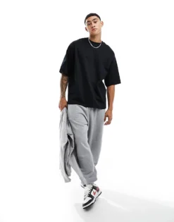 Only & Sons Super Oversize T-shirt In Black For Men -Modern Clothing Shop 205161803 3