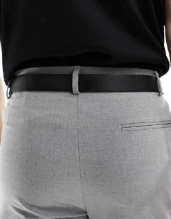 Only & Sons Belt In Black Leather For Men -Modern Clothing Shop 205161881 4