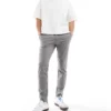 ONLY & SONS Smart Tapered Fit Trouser In Light Grey For Men Chinchilla