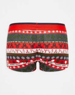 ONLY & SONS 3 Pack Giftbox Christmas Trunks For Men Adrenaline Rush -Modern Clothing Shop 205210257 3