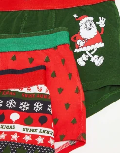 ONLY & SONS 3 Pack Giftbox Christmas Trunks For Men Adrenaline Rush -Modern Clothing Shop 205210257 4