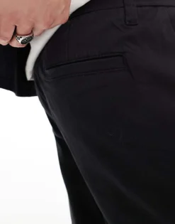 ONLY & SONS Loose Fit Cargo Trousers In Black For Men -Modern Clothing Shop 205789207 3