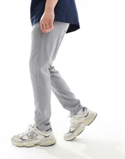 ONLY & SONS Slim Tapered Trouser In Light Grey For Men -Modern Clothing Shop 205789293 4