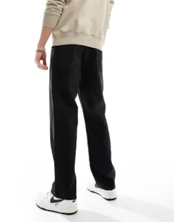 ONLY & SONS Fade Loose Fit Jeans In Washed Black For Men -Modern Clothing Shop 205789305 3