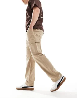 ONLY & SONS Edge Straight Fit Cargo In Beige For Men Chinchilla -Modern Clothing Shop 205789753 5