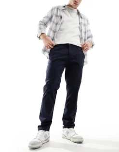 ONLY & SONS Slim Fit Chino In Navy For Men Dark Blue -Modern Clothing Shop 205789860 5