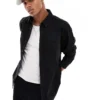 ONLY & SONS Button Through Denim Shirt In Black For Men Washed Black