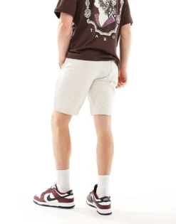 ONLY & SONS Cord Short In Beige For Men Pumice Stone -Modern Clothing Shop 205953612 3