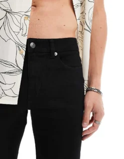 ONLY & SONS Denim Shorts In Black For Men Black Denim -Modern Clothing Shop 205978068 3