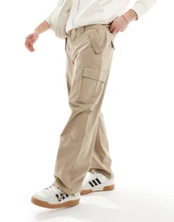 ONLY & SONS Loose Fit Utility Cargo With Cuff In Beige For Men Crockery -Modern Clothing Shop 206000011 4