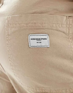 ONLY & SONS Loose Fit Worker Trouser In Stone For Men Chinchilla -Modern Clothing Shop 206000364 4