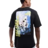 ONLY & SONS Relaxed Fit T-shirt With Decades Back Print In Black For Men