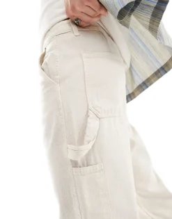 ONLY & SONS Edge Straight Fit Jeans In Ecru For Men -Modern Clothing Shop 206000562 4