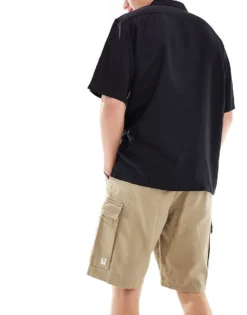 ONLY & SONS Tailored Skate Short In Stone For Men Chinchilla -Modern Clothing Shop 206000591 4