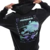 ONLY & SONS Oversized Hoodie With Horizons Back Print In Black For Men