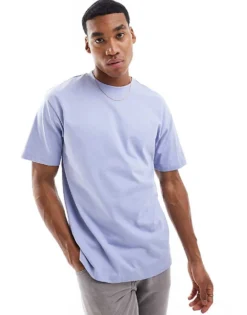 ONLY & SONS Relaxed Fit T-shirt In Lilac Grey For Men Eventide