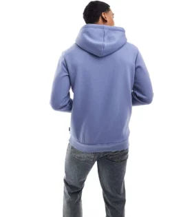 ONLY & SONS Hoodie In Washed Blue For Men Flint Stone -Modern Clothing Shop 206129174 3