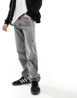 ONLY & SONS Edge Straight Fit Jeans In Washed Grey For Men Medium Grey Denim -Modern Clothing Shop 206140981 4