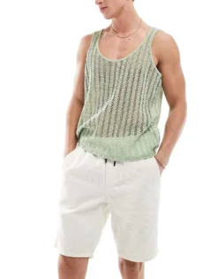 ONLY & SONS Pull On Cord Short In Off White For Men Star White -Modern Clothing Shop 206196005 1 starwhite 1