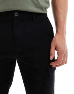 ONLY & SONS Straight Fit Cargo In Black For Men -Modern Clothing Shop 206299522 3