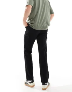 ONLY & SONS Straight Fit Cargo In Black For Men -Modern Clothing Shop 206299522 4