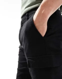 ONLY & SONS Straight Fit Cargo In Black For Men -Modern Clothing Shop 206299522 5