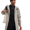 ONLY & SONS Hooded Rain Jacket In Beige For Men Desert Taupe