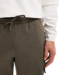 ONLY & SONS Straight Fit Cargo Jogger In Brown For Men Major Brown -Modern Clothing Shop 206299650 4