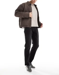 ONLY & SONS Weft Regular Fit Jeans In Black For Men Black Denim