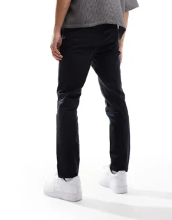 ONLY & SONS Tapered Casual Trouser In Navy For Men Dark Navy -Modern Clothing Shop 206299691 4