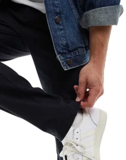 ONLY & SONS Slim Fit Chinos In Navy For Men Dark Navy -Modern Clothing Shop 206300017 3