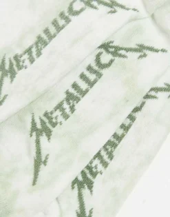 ONLY & SONS 3 Pack Tennis Socks With Metalica Print In Washed Sage Green For Men Castor Gray -Modern Clothing Shop 206300141 4