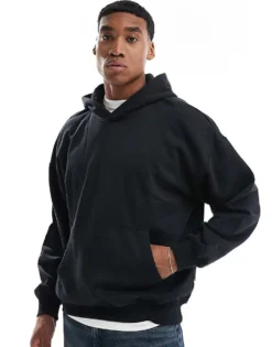 ONLY & SONS Oversized Hoodie In Black For Men