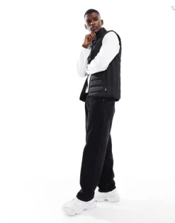ONLY & SONS Lightweight Gilet In Black For Men -Modern Clothing Shop 206300196 3