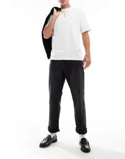 ONLY & SONS Regular Fit Jeans In Washed Black For Men Black Washed -Modern Clothing Shop 206300375 1 blackwashed 1