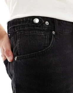 ONLY & SONS Fade Loose Fit Jean In Wash Black For Men Washed Black -Modern Clothing Shop 206308684 4