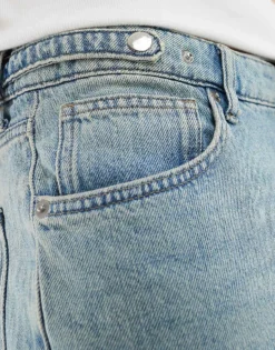 ONLY & SONS Fade Loose Fit Jean In Bleach Wash For Men Light Blue Bleached -Modern Clothing Shop 206308720 5